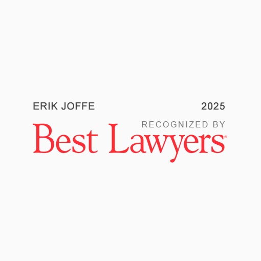 Erik Joffe is a Best Lawyers Recognition Award recipient for 2025