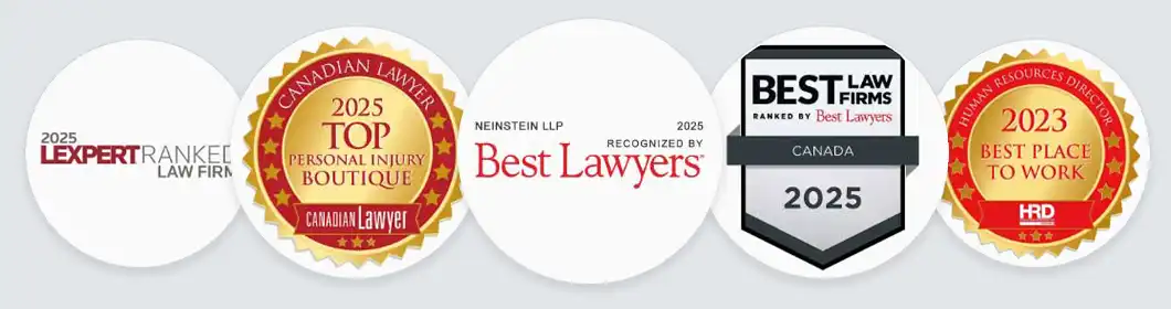 Neinstein Personal Injury Lawyers Awards and Recognition