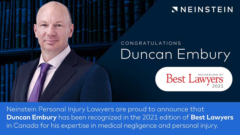 Duncan Embury Recognized in 2021 Edition of Best Lawyers in Canada